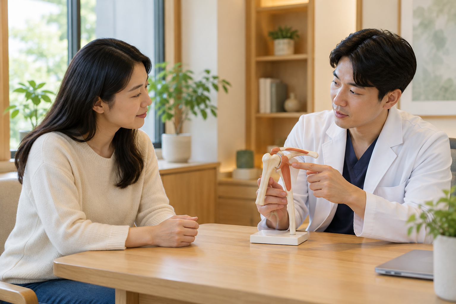 수원 어깨통증 한의원 — 어깨 상담에 관한 AI 설명용 이미지